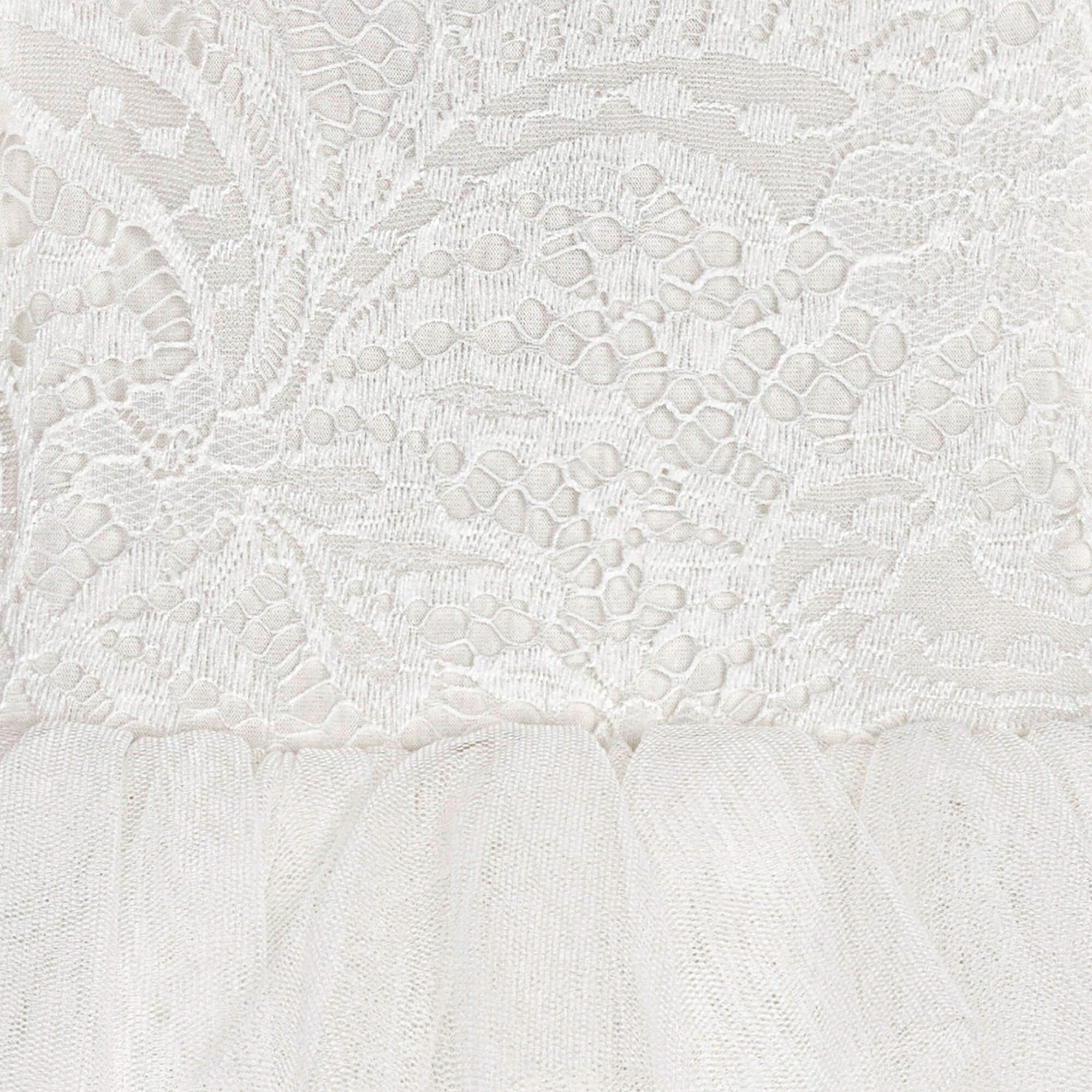 White Bohemian Lace Dress for Baby Girls