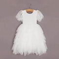 White Bohemian Lace Dress for Baby Girls